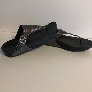 Fitflop sparkly sandals. Size 10.